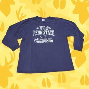 Navy long sleeve penn state